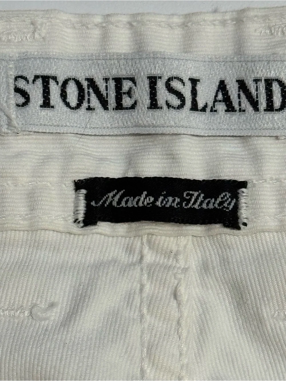 Stone Island Button-Fly Twill Jeans, Straight Fit, Made in Italy